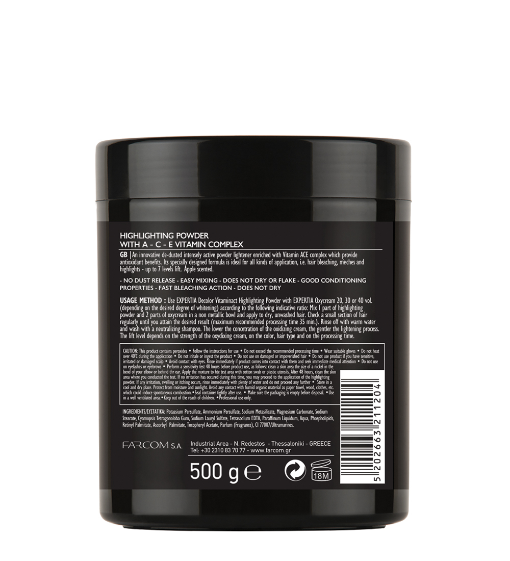 Expertia Blondierpulver Decolor Vitaminact, 500 gr