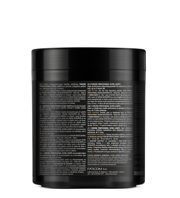 Blondierpulver Ultra Lights, 500 gr